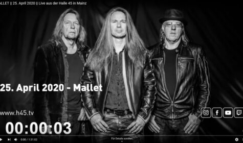 MALLET || 25. April 2020 || Live aus der Halle 45 in Mainz