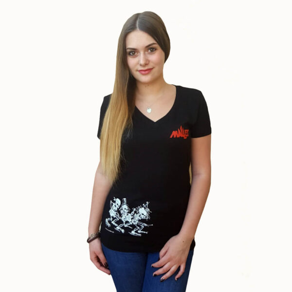 Girlie Shirt Mallet - Schwarz
