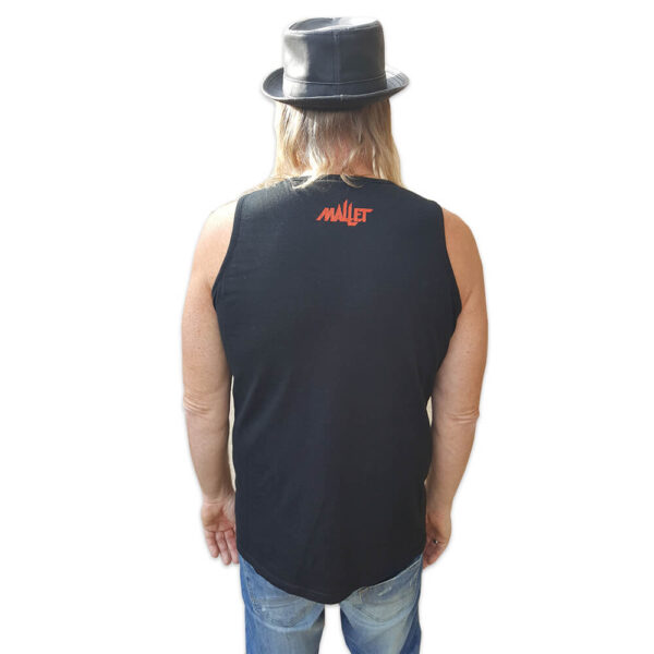 Muscle Shirt Mallet - Schwarz – Bild 2